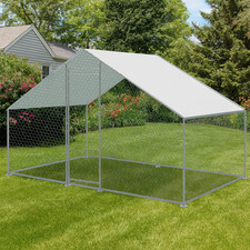 CLEARANCE KCT 2x3m Galvanished Chicken Cage Run Enclosure - Ex Display Stock
