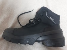 Uvex Safety Boots Quatro Pro Black Leather S3 SRC Bumpercap Steel Toe & Mid-Sole