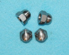 1/4" BSF/Cycle 26 tpi  Stainless Domed Nuts Triumph BSA Norton Triton x 4 Manx