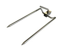 Stainless Steel Hog Roast BBQ Rotisserie Spit Fork - For 20mm Square Skewer