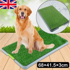 Large Pet Dog Toilet Mat Indoor Restroom Training Grass Potty Pad Loo Tray Pad