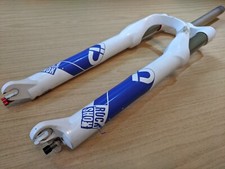 Rockshox SID Team Dual AIR Suspension Forks Fork Retro 1 1/8" Blue White