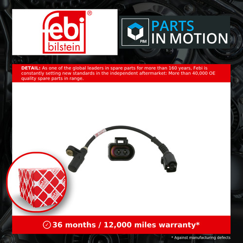 Abs sensor rear - or, right
