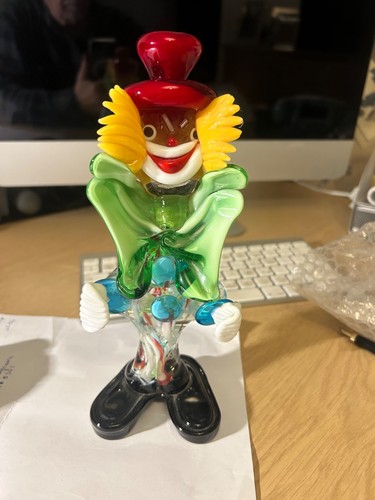 Murano clown and - murano, figure