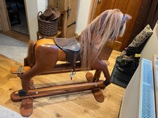 wooden rocking horse used