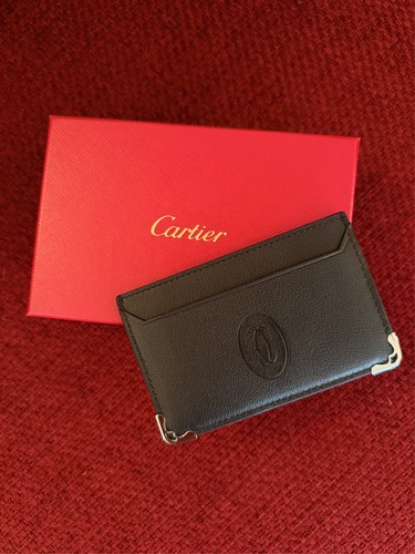 Cartier black leather - black,
