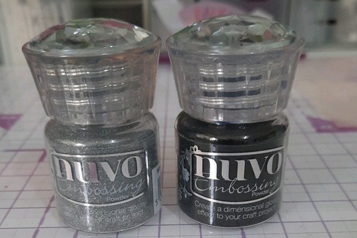 Embossing powders nuvo used - nuvo,