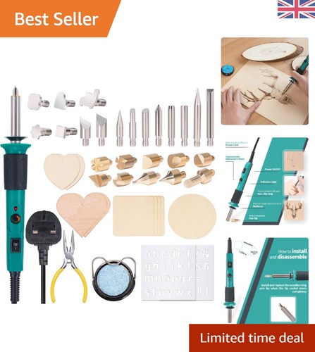 Portable wood burning kit with - wood,