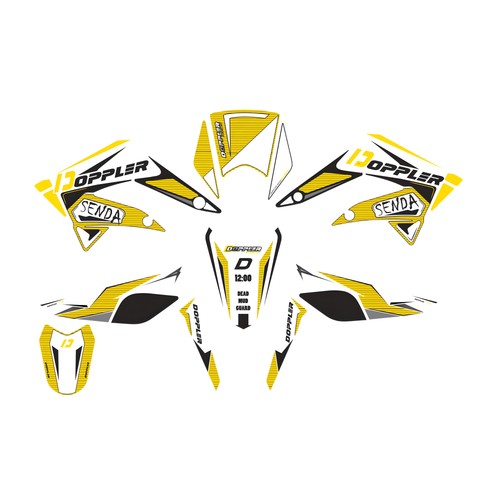 Decor sticker kit - sticker, doppler
