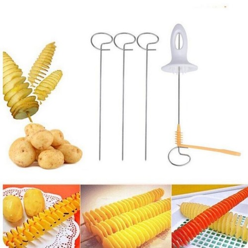 Spiral potato cutter hand - cutter,