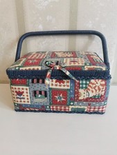 Sewing Basket Box With Handle