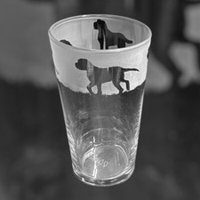 ITALIAN SPINONE  Frieze Boxed 57cl Conical 1 Pint Glass