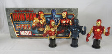 Bowen Designs Marvel 6" Iron Man Mini Bust Statue 3-Pack MIB C414