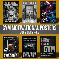 Gym Motivational Posters Work