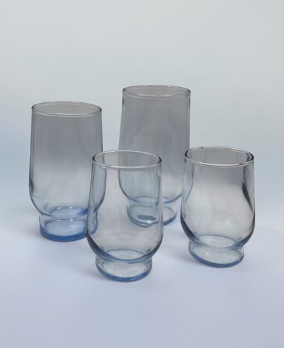 Vintage blue tinted - blue-tinted, glassware