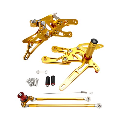 Racing gold rear sets - racing, footpegs