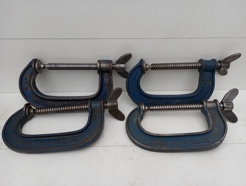 Vintage record clamps - 4, -3