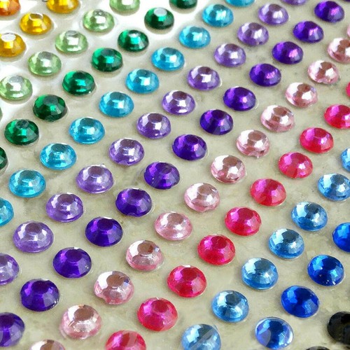 Large round stick gems - round,