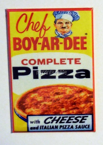 Vintage chef boy dee pizza - vintage, boy-ar-dee