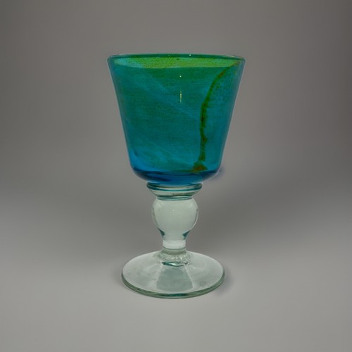 Vintage mdina glass chalice - vintage,