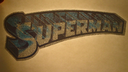 Superman logo vintage 1970 - vintage, 1970's