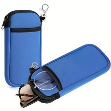 1pc Double Pocket Glasses Case