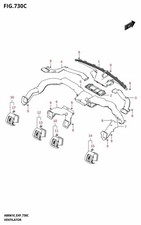 Suzuki Genuine Duct Vent E