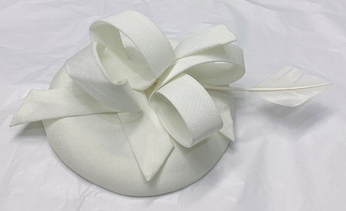 Sinamay fabric pillbox hat - fabric,
