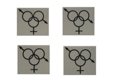 Threesome MFM Temporary Tattoo