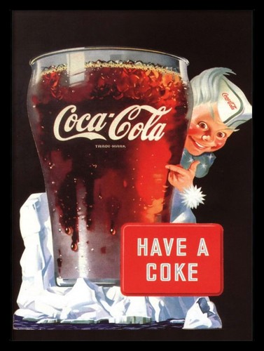 Have coke retro metal - coke,,