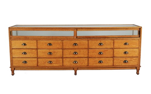 Antique haberdashery cabinet - haberdashery,