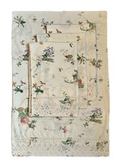 Dorma Vintage Guinevere Pillowcases x 4 Lace Header