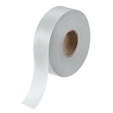 1.2" x 55 Yards Satin Bias Tape Single Fold, Bias Tape for Sewing[Silvery White]