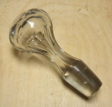 DECANTER STOPPER CUT GLASS