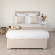 Belledorm Divan Bed Base Wrap Faux Suede All Coulours & Sizes 48cm Deep