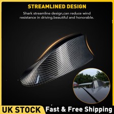 Car Roof Antenna Shark Fin Antenna Aerial AM/FM Signal Radio Aerial Carbon Fiber