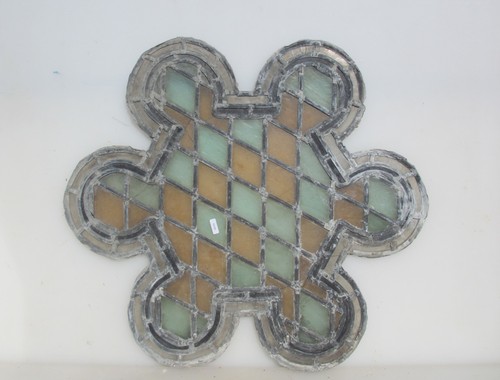 Antique stained glass window - antique,