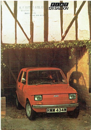 Fiat 126 saloon original 1974 - fiat,