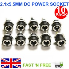 10X DC FEMALE PANEL MOUNT