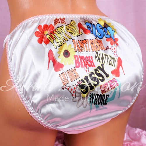 Sissy satin panties for - for, men