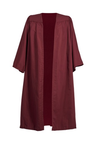 Choir robe burgundy gown - gown, mens