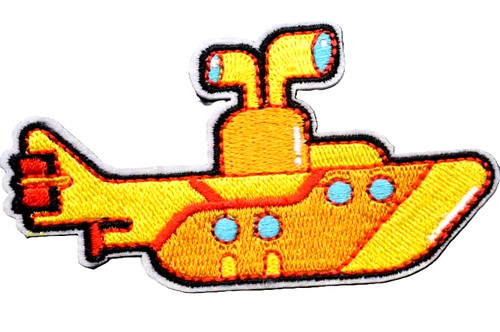 Patch yellow submarine 9cm x - yellow,