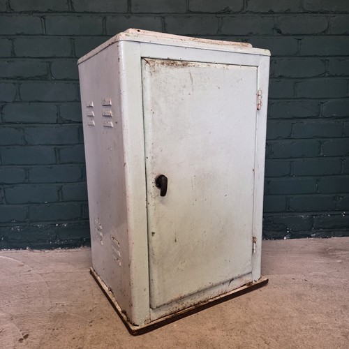 Vintage metal cabinet railway - vintage,