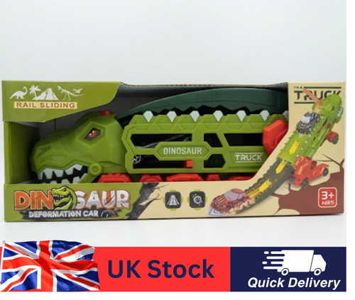 Dinosaur transport truck car - truck,