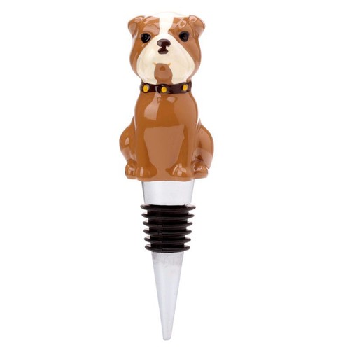 British bulldog bottle stopper - bulldog,