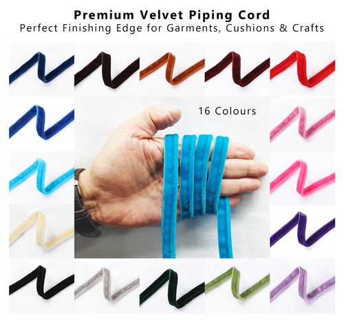 Velvet piping cord flanged - cord,