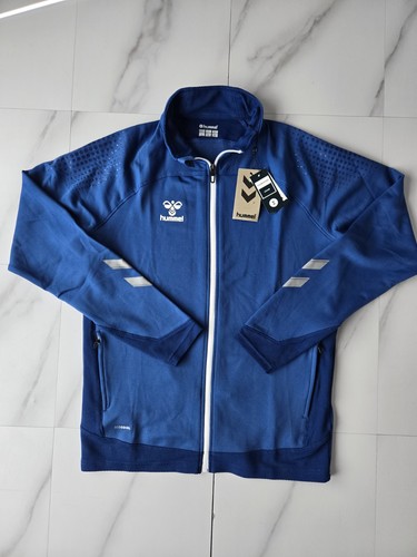 Nwt hummel blue full zip - hummel,