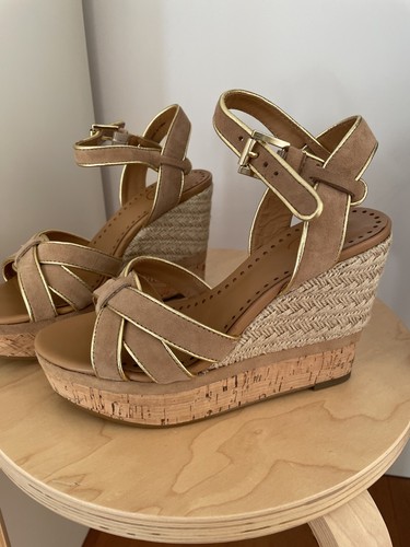 Ash suede wedge - ash, sandal
