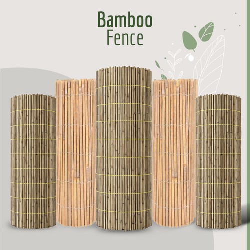 Bamboo slat fence - slat,