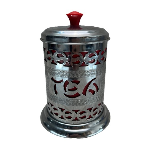 Tea caddy 40s 50s - caddy,
